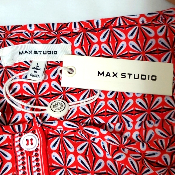 Max Studio Midi Dress With Belt NWT - Picture 3 of 5